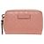 Tarjetero con cremallera Micro Guccissima Rosa