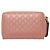 Tarjetero con cremallera Micro Guccissima Rosa - vista 3