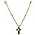 Dior Collana Croce in Oro e Zirconia - vista 2