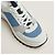Hermès Sneakers Leader da uomo in denim blu - vista 7