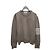 Thom Browne Brauner Wollpullover mit Rundhalsausschnitt und diagonalem Armband