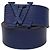 Louis Vuitton Blue Epi LV Buckle Initials Gürtel