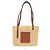 Loewe Borsa cesta quadrata in rafia Small