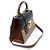 Gucci GG Supreme Canvas Black Leather Padlock Small Top Handle Tasche - Ansicht 3
