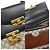 Gucci GG Supreme Canvas Black Leather Padlock Small Top Handle Tasche - Ansicht 6