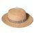 Cappello in rafia Miu Miu beige tabacco