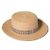 Cappello in rafia Miu Miu beige tabacco - vista 4