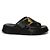 Sandali Tod's in pelle nera - vista 3
