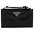 Prada Portacarte con zip e logo Triangle
