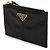 Prada Portacarte con zip e logo Triangle - vista 4