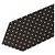 Cravatta in seta a pois Tom Ford Marrone Scuro - vista 5