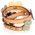 Bracciale Wrap Flower in pelle Vernis Louis Vuitton - vista 3