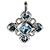 Pendente Renaissance in argento sterling e topazio David Yurman - vista 3
