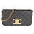 Céline Celine Multipochette Schultertasche aus braunem Triomphe Canvas - Ansicht 2