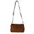 Borsa a spalla Liu Medium Fendi in shearling marrone - vista 7