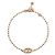 Valentino Bracciale in metallo e cristalli ovale YCW