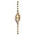 Valentino Bracciale in metallo e cristalli ovale YCW - vista 6