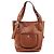 Marc Jacobs Borsa tote con tasche in pelle di vitello marrone