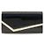 Jimmy Choo Clutch Bos Taurus in pelle di vitello nera