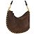 Isabel Marant Borsa in pelle di vacchetta marrone - vista 3