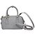 Prada Handtasche aus Leder Grau - Ansicht 3