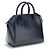 Givenchy Borsa Bos Taurus in pelle di vitello blu - vista 3