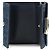 Fendi FF Monogramm Trifold Wallet aus blauem Jacquard - Ansicht 3