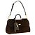 Dolce & Gabbana Handtasche aus braunem Kalbsleder - Ansicht 3