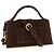 Jacquemus Borsa in pelle di vitello marrone - vista 2