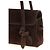Jacquemus Borsa a tracolla in vitello marrone - vista 3