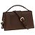 Jacquemus Borsa in pelle di vitello marrone - vista 2