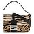 Fendi Borsa a tracolla Bos Taurus in pelle di vitello beige - vista 4