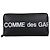 Comme Des Garcons Black Leather Zip Wallet