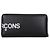 Comme Des Garcons Black Leather Zip Wallet - view 2
