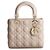 Dior Borsa a tracolla in pelle di agnello beige