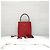 Prada Saffiano Pannier Double Tote Schultertasche - Ansicht 9