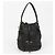 Prada Borsa a secchiello in pelle Vitello Daino Nero - vista 2