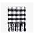 Givenchy Sciarpa in lana di alpaca a quadri con frange - vista 2