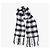 Givenchy Sciarpa in lana di alpaca a quadri con frange - vista 6