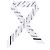 Givenchy Skinny scarf in seta twill con stampa logo
