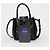 Burberry Borsa a Secchiello Peony Monogram Nera - vista 16