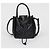 Burberry Borsa a Secchiello Peony Monogram Nera - vista 2