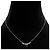 Collar plateado Dior - vista 5