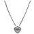 Dior Collana Cuore in Zirconia Argentata