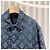 Louis Vuitton Giacca-camicia a maniche corte in denim chambray Monogram - vista 6