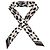 Givenchy Skinny scarf in seta twill leopardata