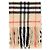 Burberry Sciarpa Slim Check in cashmere con frange