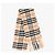 Burberry Sciarpa Slim Check in cashmere con frange - vista 4