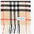 Burberry Sciarpa Slim Check in cashmere con frange - vista 6