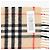 Burberry Sciarpa Slim Check in cashmere con frange - vista 7